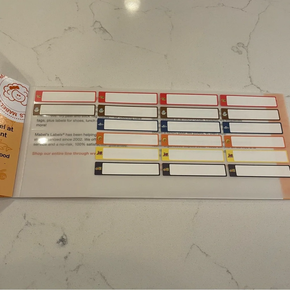 Mabel’s Labels Write Away! Iron-On Labels